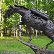 Staff Sgt. Reckless Monument