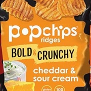 Bold and Crunchy Cheddar &amp; Sour Cream Popchips
