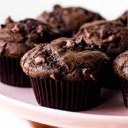 Homemade Double Chocolate Muffins