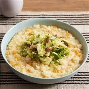Butternut Squash and Blue Cheese Risotto Soup