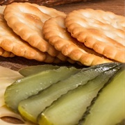 Crackers With Pickles