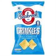Seabrook Crinkles Salt &amp; Vinegar Flavour Potato Snacks