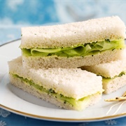 Cucumber Butter Finger Sandwich