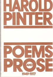 Poems and Prose 1949-1977 (Harold Pinter)