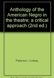 Anthology of the American Negro in the Theatre (Lindsay Patterson)