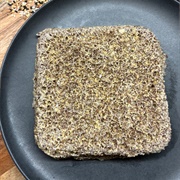 Quinoa and Flax Bread With Garlic and Herb Cream Cheese