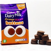 Cadbury Dairy Milk Orange Giant Buttons