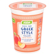Greek Peach Yoghurt