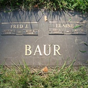 Grave of Fredric J. Baur