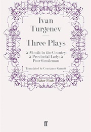 Ivan Turgenev: Three Plays (Turgenev)