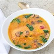 Curried Salmon Soup