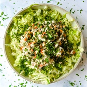 Salad With Tuna, Vinaigrette Dressing