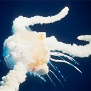 Space Shuttle Challenger Launch and Subsequent Explosion