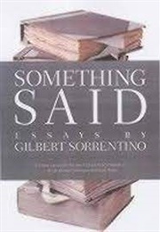 Something Said (Gilbert Sorrentino)