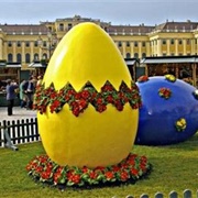 Easter Market, Schönbrunn Palace, Vienna, Austria
