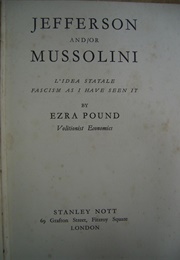 Jefferson And/Or Mussolini (Ezra Pound)
