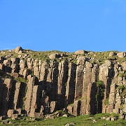 Basalt Columns in Froðba, Faroe Islands