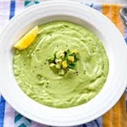 Chilled Avocado Soup With Cumin