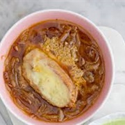 French Onion Soup With Gruyère Croutes