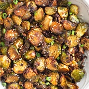 Air Fried Brussels Sprouts