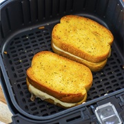 Air-Fried Garlic Bread Grilled Cheese