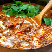 Indian Lamb Soup With Rice and Coconut