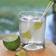 Gin and Tonic With Lime