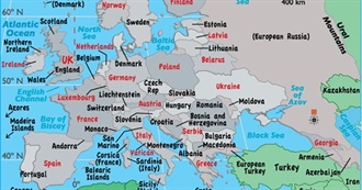 Martin T&#39;s List of 100 Favourite Places in Europe