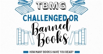 TBMG - Once Banned, Banned or Challenged Books
