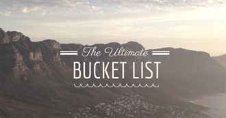 50 Item Bucket List