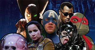 Superhero Movies 1989-2000 (US Theatrical Release)