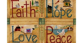 Faith, Hope, Love, or Peace Books