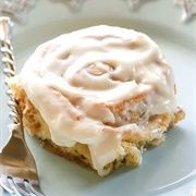 Cream Cheese Frosted Cinnamon Roll