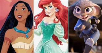 Female Disney Characters!
