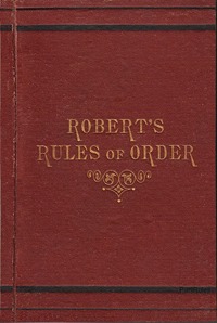 Robert&#39;s Rules of Order