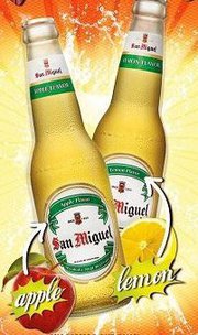 San Miguel Apple and Lemon Flavored Beers