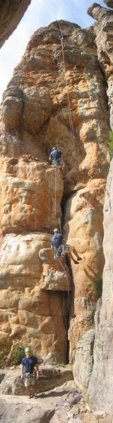 Abseiling