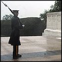 Soldier Guards the Tomb of the Unknown Soldier During Hurricane Irene - Very Powerful