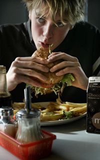 Eating Like Someone's Going to Take Your Food Away