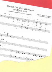 One Life Can Make a Difference