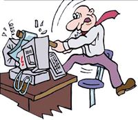 I Hit Things When They Don't Work Properly Cuz Violence Solves EVERYTHING