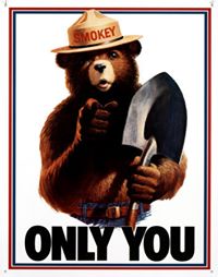 Smokey the Bear!