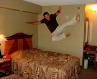 Realising You've Overslept and Jumping Out of Bed Like a Ninja.