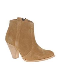 ASOS | ASOS AGGIE Suede Pull on Casual Heel Ankle Boots at ASOS