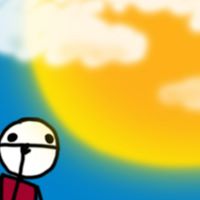 . . Staring at the Sun . .