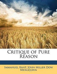 The Critique of Pure Reason