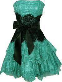 Strapless Bustier Contrast Lace and Crinoline Ruffle Prom Mini Dress Junior Plus Size