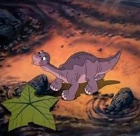Littlefoot From "The Land Before Time"