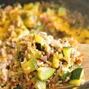 Hamburger and Zucchini Skillet
