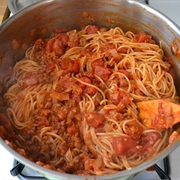 Sausage Spaghetti